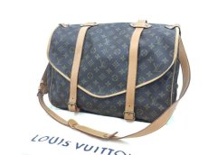 Photo1: Auth Louis Vuitton Vintage Monogram Saumur 40 Shoulder Bag 1L150090n" (1)