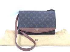 Photo1: Auth Louis Vuitton Monogram M51798 Bordeaux 2 way shoulder bag 1L150110n" (1)