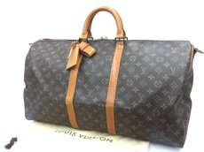 Photo1: Auth Louis Vuitton Monogram Keepall 55 Travel Hand Bag No Strap 1L150160n" (1)