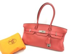 Photo1: Auth Hermes Birkin 40 togo Leather Orange Hand Bag 1L150080n" (1)