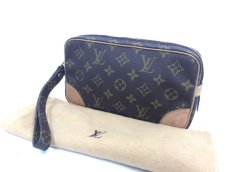 Photo1: Auth Louis Vuitton Monogram MARLY DRAGONNE M51827 Clutch Hand Bag 1L150140n" (1)