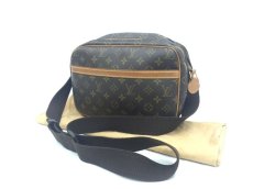 Photo1: Auth LOUIS VUITTON Vintage Monogram Reporter Shoulder Camera Bag 2A120050n" (1)