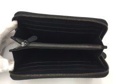 Photo3: Authentic BOTTEGA VENETA leather Intrecciato Black Zippy Wallet 2A190120n" (3)