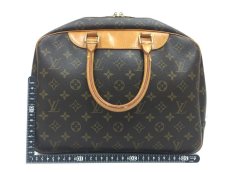 Photo2: Auth LOUIS VUITTON Vintage Monogram Deauville Hand Bag 2A190100n" (2)