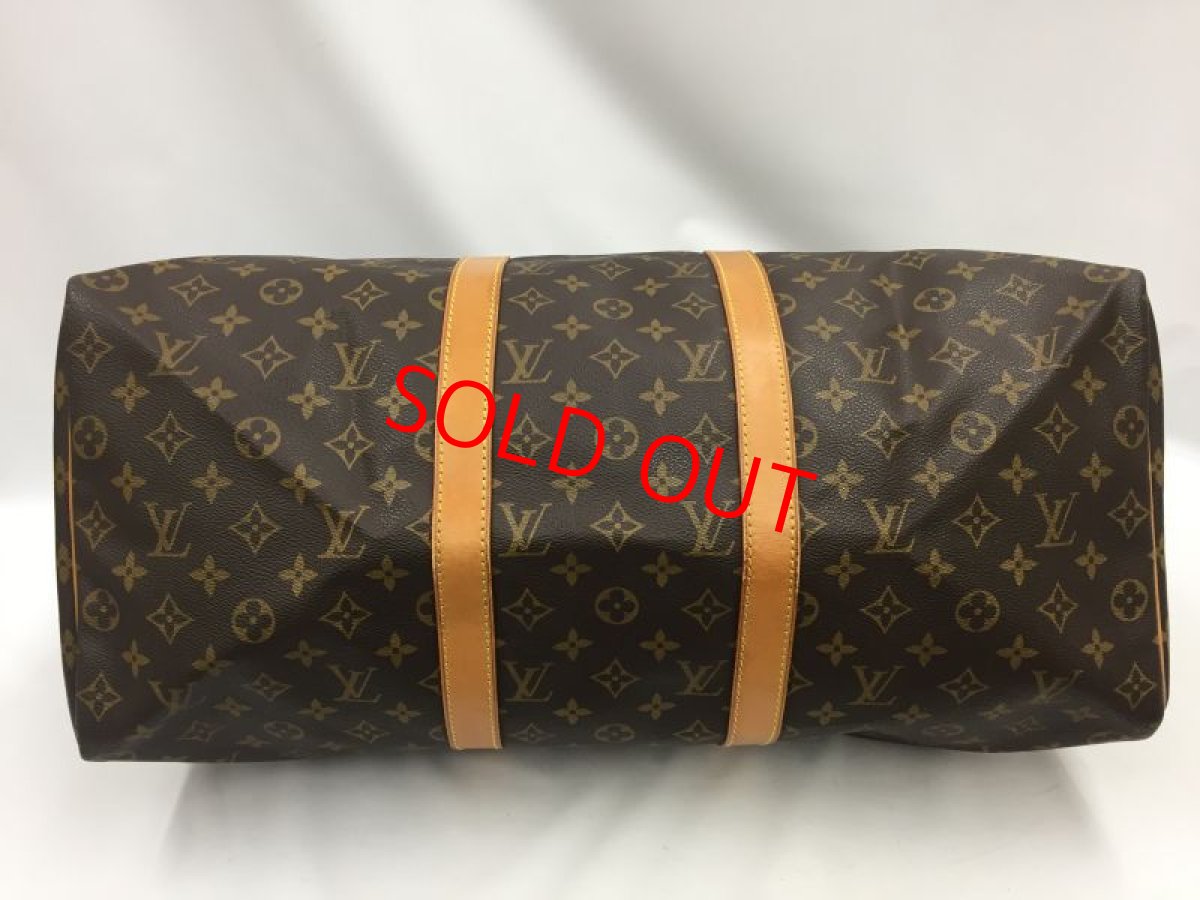 Photo3: Auth Louis Vuitton Monogram Keepall 50 Travel Hand Bag 2A190130n" (3)