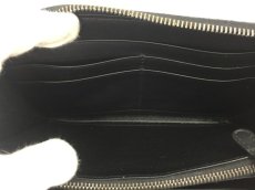 Photo5: Authentic BOTTEGA VENETA leather Intrecciato Black Zippy Wallet 2A190120n" (5)