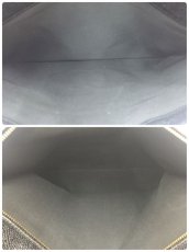 Photo11: Auth CHANEL Caviar Skin Leather Black Chain Shoulder Tote Bag  2B090010n" (11)