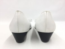 Photo5: Salvatore Ferragamo Made in Italy Women 6B White Leather Pumps Shoes 2C020010n" (5)