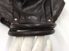 Photo11: Auth Gucci Vintage Brown Leather Tote bag 2C160090n" (11)