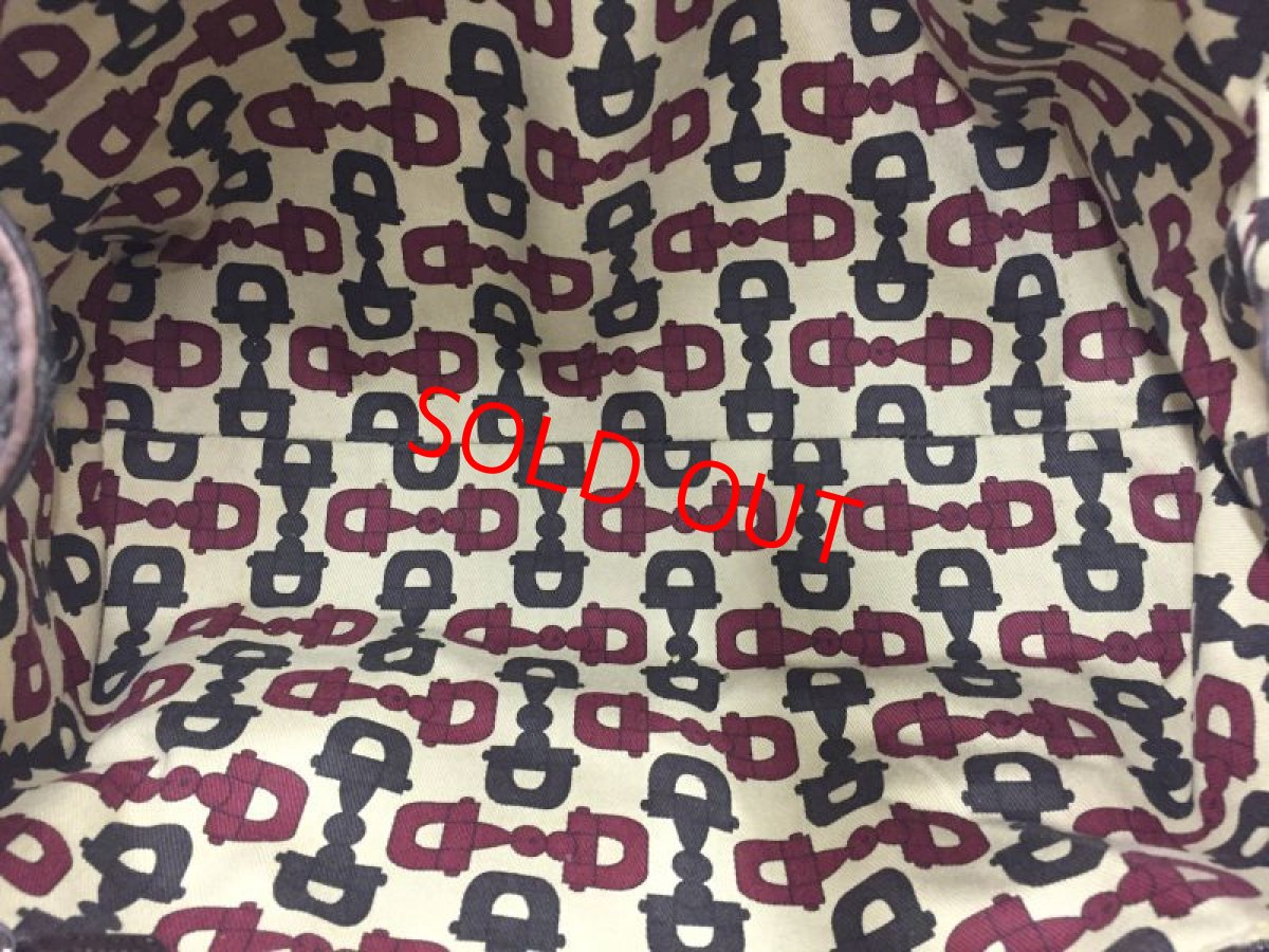 Photo4: Auth Gucci Vintage Brown Leather Tote bag 2C160090n" (4)