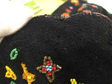 Photo7: Auth Fendi Mamma Baguette Black Denim Beads Shoulder bag 2C300080n" (7)