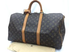Photo1: Auth Louis Vuitton Monogram Keepall 50 Travel Hand Bag 2D060030n" (1)