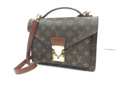 Photo1: Auth Louis Vuitton Monogram Monceau 26cm 2way  Shoulder Hand Bag 2D200100n" (1)