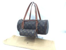 Photo1: Auth Louis Vuitton Monogram Papillon 30 hand bag with Mini Pouch 2D270050n" (1)