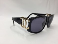 Photo3: Chanel Plastic Sunglasses Black CC logo Small size For Kids 2F010080n" (3)