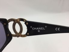 Photo9: Chanel Plastic Sunglasses Black CC logo Small size For Kids 2F010080n" (9)