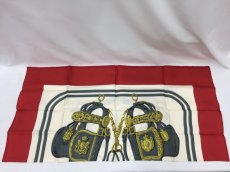 Photo3: Hermes 100 % Silk Scarf 90 Carre "BRIDES de GALA" made in France 2F080100n" (3)