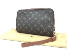 Photo1: Louis Vuitton Vintage Monogram Brown Orsay Clutch Bag 2F080070n" (1)