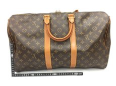 Photo2: Louis Vuitton Monogram Keepall Bandouliere 45 Travel Hand Bag 2G060060n" (2)