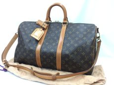 Photo1: Louis Vuitton Monogram Keepall Bandouliere 45 Travel Hand Bag 2G060060n" (1)