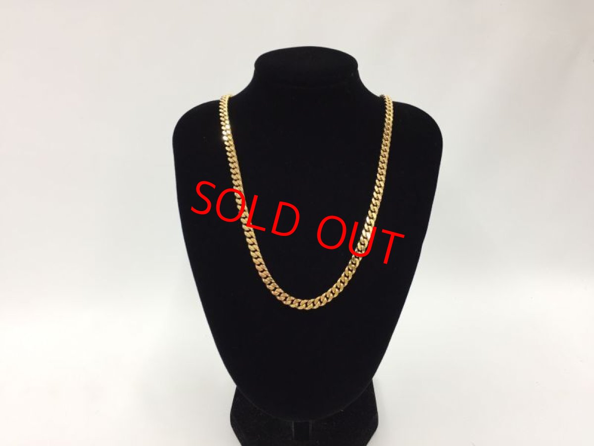 Photo1: Yellow Gold Chain Necklace  K18 ( 50 grams) 19" (48 cm) 2H030140n" (1)