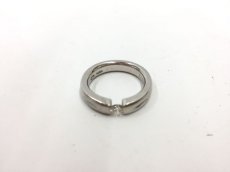 Photo2: PT 900 (14 g)  + 0.313 ct diamonds Ring US Size 8 (EU 57)  2H030170n" (2)