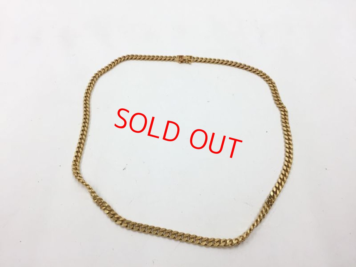 Photo2: Yellow Gold Chain Necklace  K18 ( 50 grams) 19" (48 cm) 2H030140n" (2)