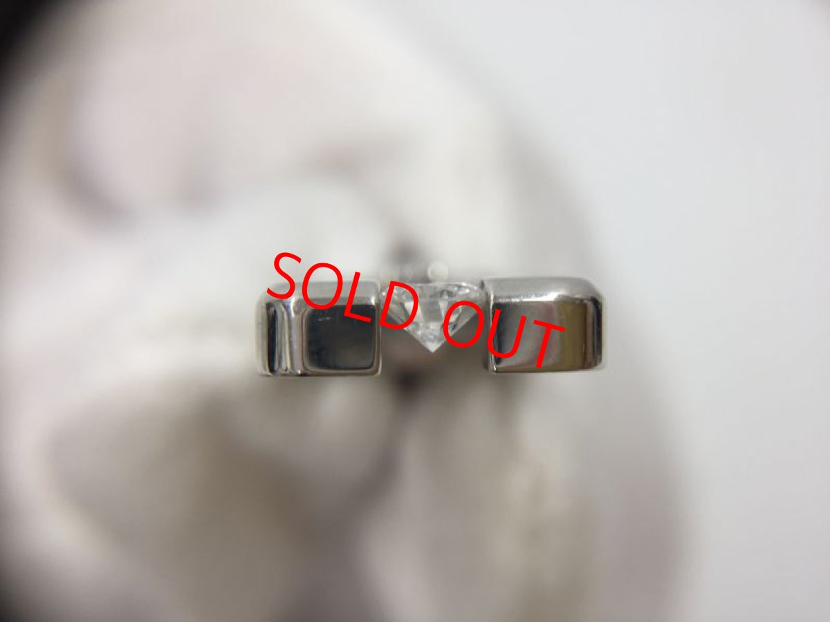 Photo7: PT 900 + 0.315 ct Diamond + 0.09 ct x 5 diamonds Necklace TOP 2H030160n" (7)