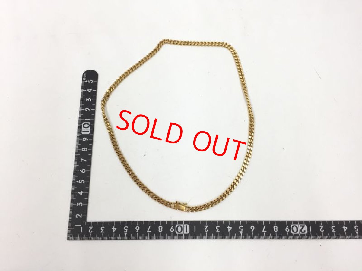 Photo3: Yellow Gold Chain Necklace  K18 ( 50 grams) 19" (48 cm) 2H030140n" (3)