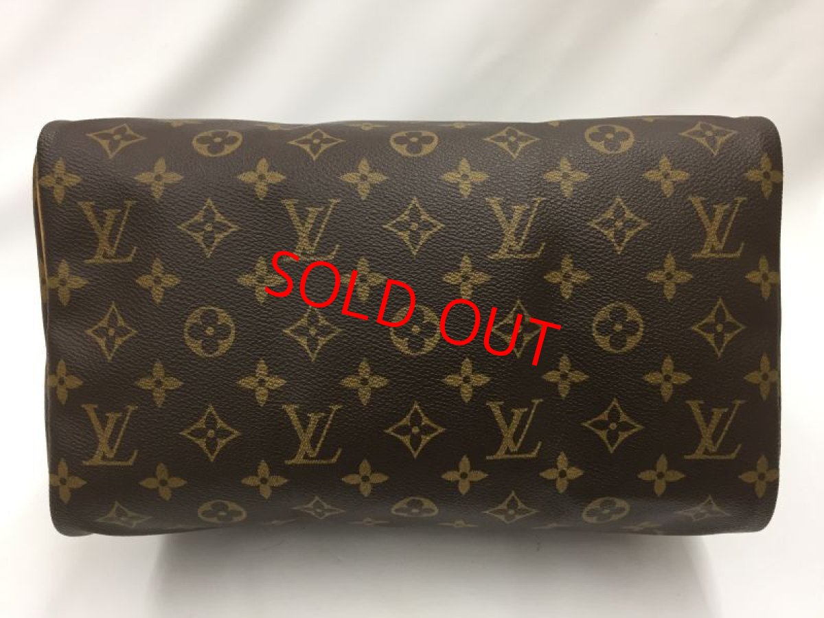 Photo3: Louis Vuitton Vintage Monogram Speedy 30 Hand Bag 2i070010n" (3)