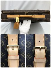 Photo9: Authentic Louis Vuitton Monogram Satelite 60 Travel Bag with Strap 3A250010n" (9)