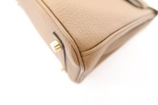 Photo2: Authentic Hermes Birkin 25 togo Leather Brown Hand Bag UNUSED 3B220010n" (2)