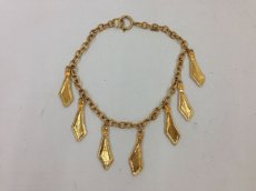 Photo6: Auth Chanel vintage necklace in Gold metal 3G190060K (6)