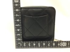 Photo2: Auth CHANEL Cambon Line CC Logo Accessory Case Pouch Black Leather 3G190050K (2)