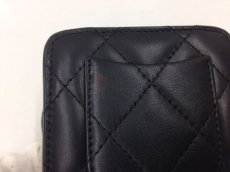 Photo9: Auth CHANEL Cambon Line CC Logo Accessory Case Pouch Black Leather 3G190050K (9)