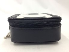 Photo3: Auth CHANEL Cambon Line CC Logo Accessory Case Pouch Black Leather 3G190050K (3)