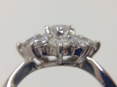 Photo5: PT 900 (4.44g)Platinum + 1.0 ct diamonds Ring US Size 4.5 (EU 47) 3G260100K (5)