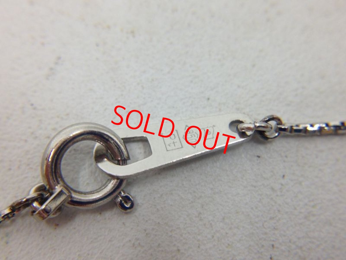 Photo7: Platinum (3.96g) PT900 PT850 Necklace Diamond 0.5CT 3G260070K (7)