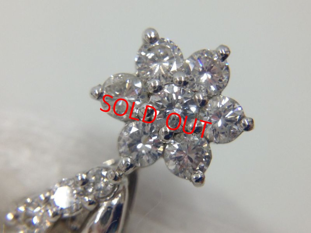 Photo12: Platinum (3.96g) PT900 PT850 Necklace Diamond 0.5CT 3G260070K (12)