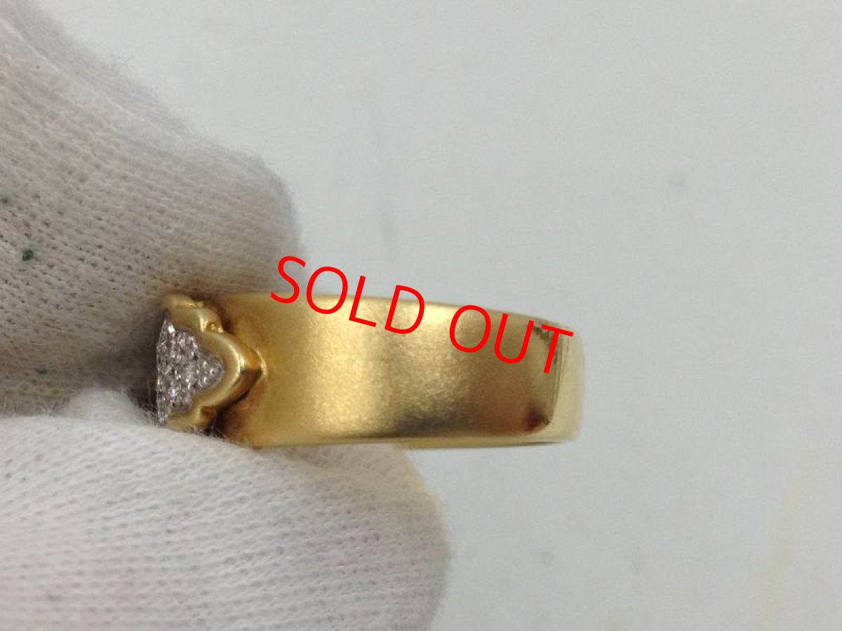 Photo6: Kaoluco Mizuno k18PT 900 (9.81g)Plat +0.22ct diamonds Ring US Size 6.0 3I060160K (6)