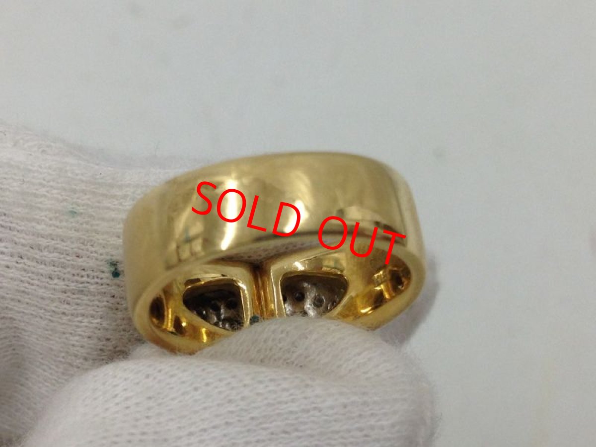 Photo4: Kaoluco Mizuno k18PT 900 (9.81g)Plat +0.22ct diamonds Ring US Size 6.0 3I060160K (4)