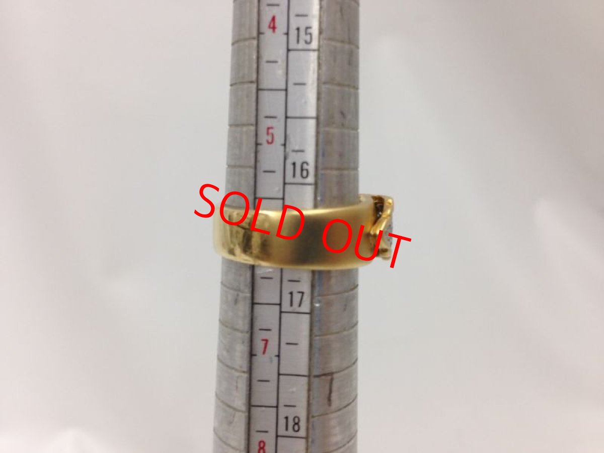 Photo2: Kaoluco Mizuno k18PT 900 (9.81g)Plat +0.22ct diamonds Ring US Size 6.0 3I060160K (2)