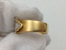 Photo7: Kaoluco Mizuno k18PT 900 (9.81g)Plat +0.22ct diamonds Ring US Size 6.0 3I060160K (7)