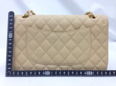 Photo2: Auth Chanel Matelasse Caviar Leather Double flap Chain Shoulder bag 3I060120K (2)