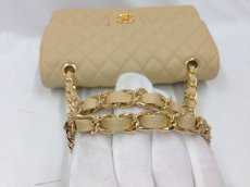 Photo6: Auth Chanel Matelasse Caviar Leather Double flap Chain Shoulder bag 3I060120K (6)