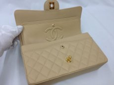 Photo11: Auth Chanel Matelasse Caviar Leather Double flap Chain Shoulder bag 3I060120K (11)