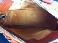 Photo10: Auth MCM Logos shoulder Bag mini Hand Cosmetic Bag 2 way 5C100520 (10)