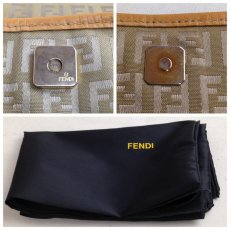 Photo6: Auth FENDI Zucca Pattern Logos Shoulder Bag Brown Canvas 5D131380# (6)