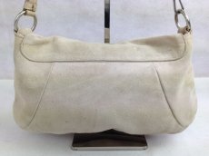 Photo2: Auth YVES SAINT LAURENT Nadja Beige Shoulder Bag suede 5D132490# (2)