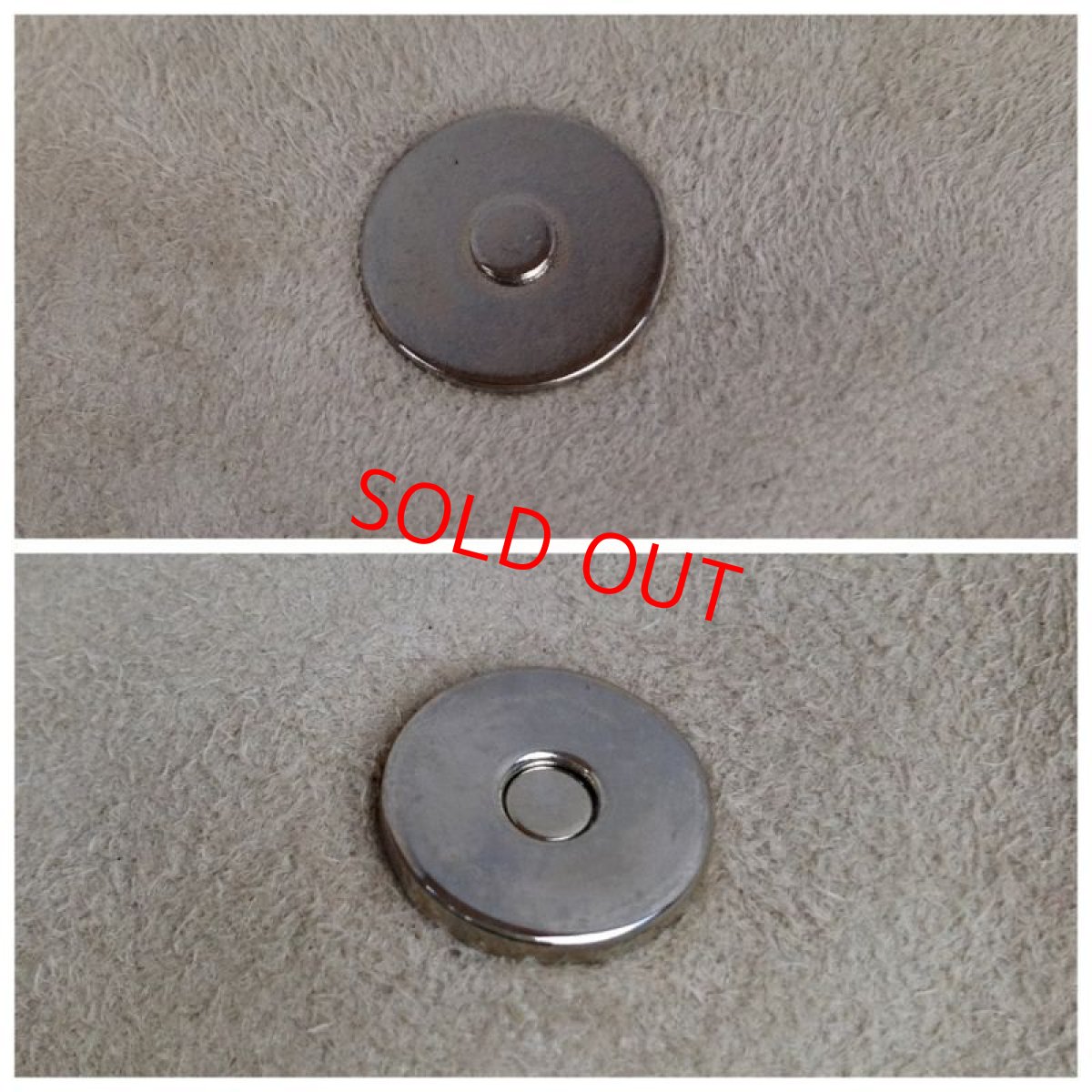 Photo7: Auth YVES SAINT LAURENT Nadja Beige Shoulder Bag suede 5D132490# (7)